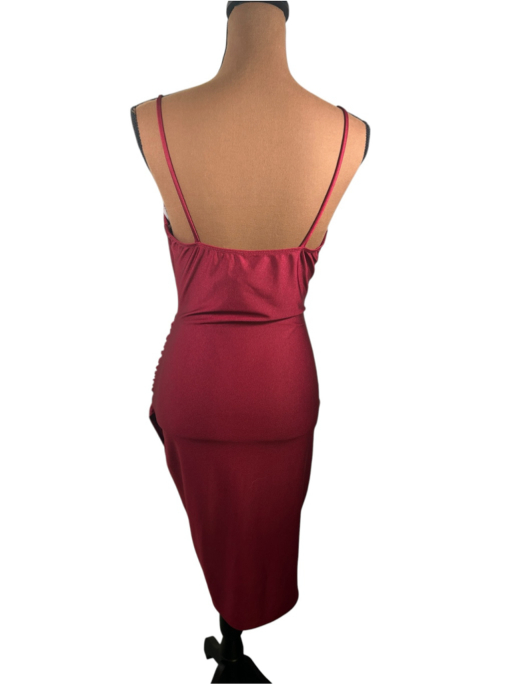 Women's Windsor Red Midi Dress Size M - Picture 3 of 7